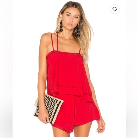 Lovers + Friends STARGAZER SKORT SET RED SIZE SMALL - Picture 3 of 11